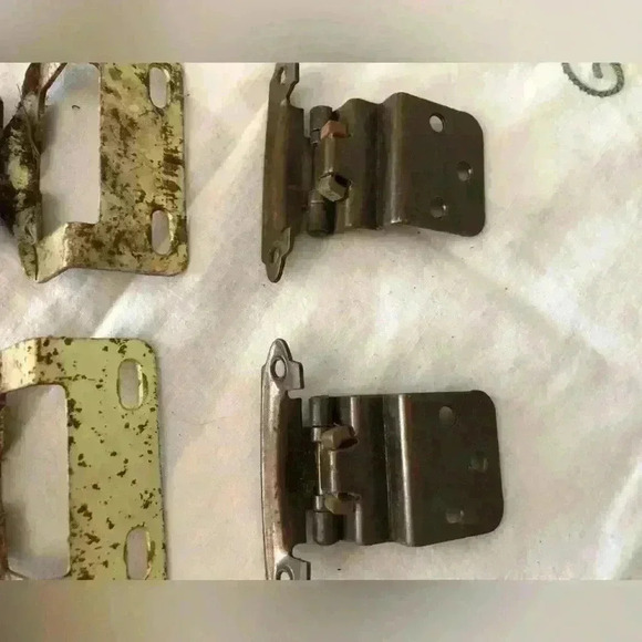 vtg lot of 8 door hinges - Picture 3 of 15